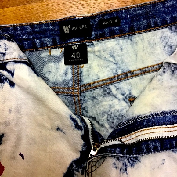 Men’s Denim Skinny Fit Short Pant - Picture 4 of 5